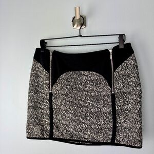 Moto Miniskirt TROUVÉ Skirt EUC Zippers Accents